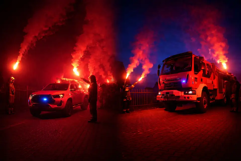 Poważne zagrożenie w Mucharzu: Drzewo przewróciło się na linię energetyczną