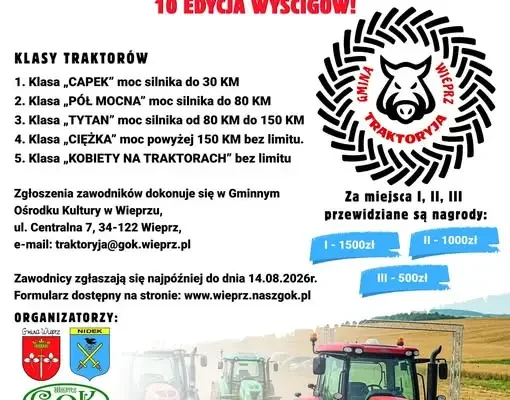 Jubileuszowa Traktoryja już za miesiąc – oficjalny plakat 10. edycji
