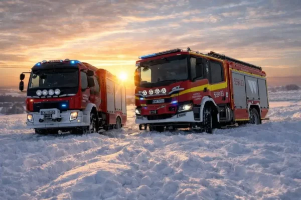 Pożar budynku gospodarczego w Targanicach – akcja strażaków