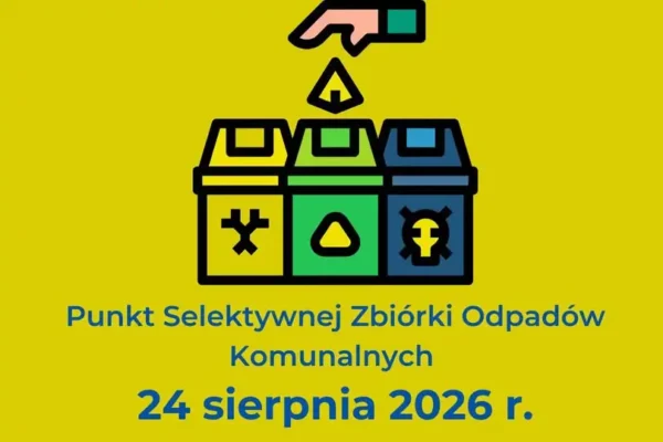 Zbiórka odpadów wielkogabarytowych w Zakrzowie – 24 sierpnia