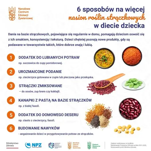 Jak wprowadzić strączki do diety dziecka? Praktyczne wskazówki i darmowa broszura