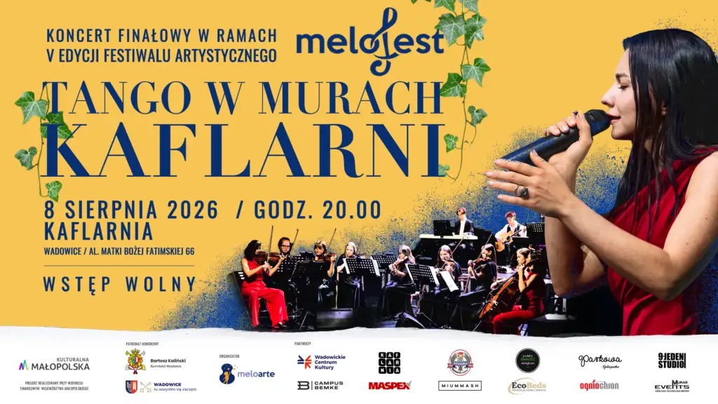 „Tango w murach Kaflarni” – finał klasycznej części Festiwalu MELOFEST już w sobotę w Wadowicach