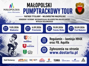Finał Pucharu Polski w kolarstwie na pumptracku w Wadowicach