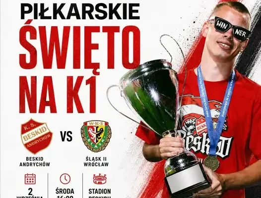 Pucharowy hit w Andrychowie: Beskid kontra Śląsk II Wrocław już jutro