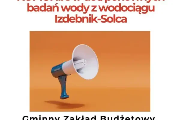 Gmina Lanckorona: ponowne badania wody z wodociągu Izdebnik-Solca