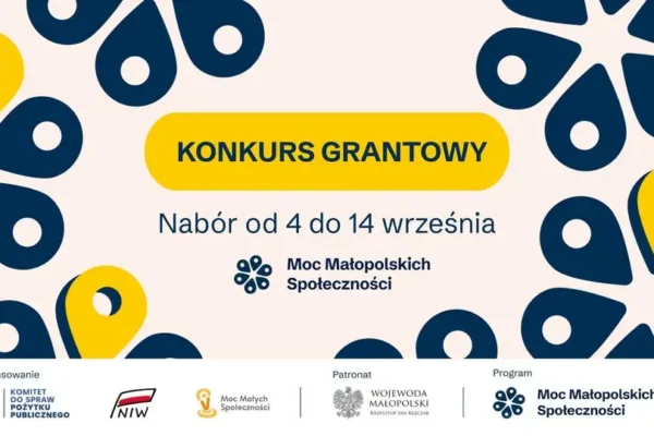 Masz pomysł na lokalną inicjatywę? Możesz zdobyć 10 000 zł z programu Moc Małopolskich Społeczności