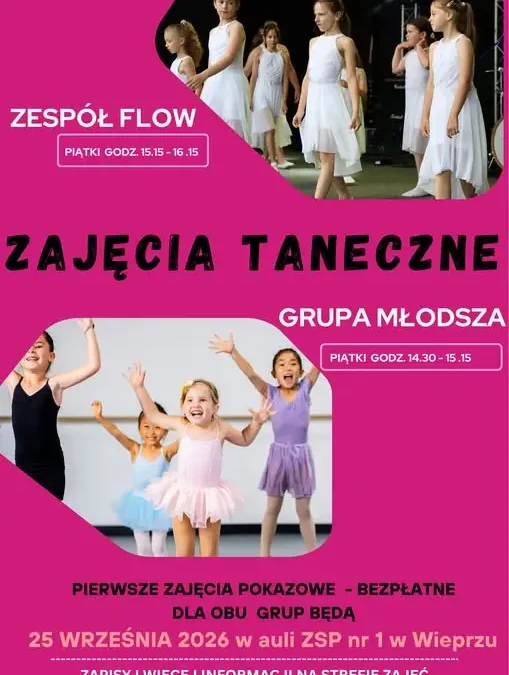 Zajęcia taneczne w Gminnym Ośrodku Kultury w Wieprzu – rusza nabór