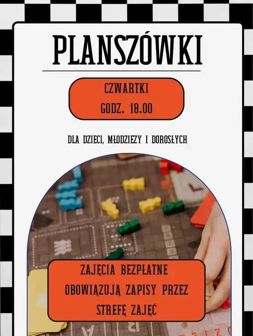Planszówki w Gminnym Ośrodku Kultury w Wieprzu – czwartkowe spotkania dla każdego