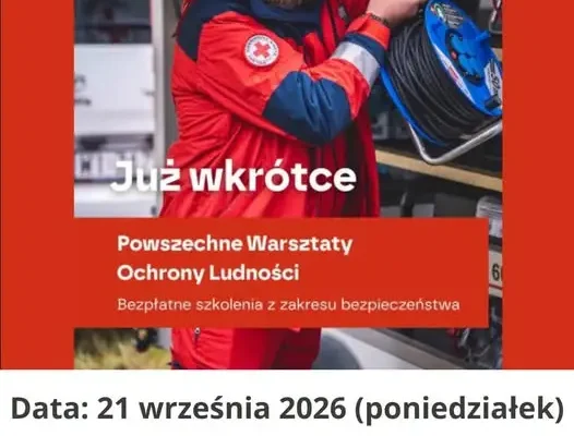 Gmina Lanckorona zaprasza na bezpłatne warsztaty ochrony ludności PCK