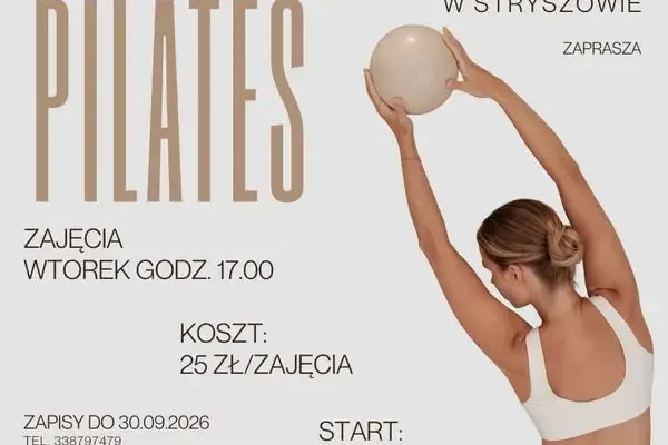 Pilates w GOK Stryszów – zapisy trwają, start 6 października