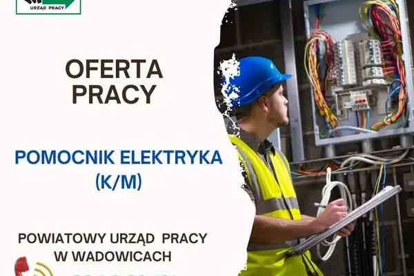 Praca w Kleczy Dolnej: Małopolskie Centrum Ekologiczne szuka pomocnika elektryka