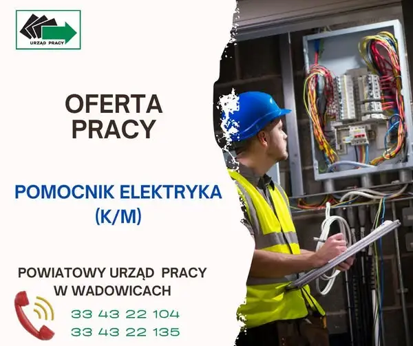 Praca w Kleczy Dolnej: Małopolskie Centrum Ekologiczne szuka pomocnika elektryka