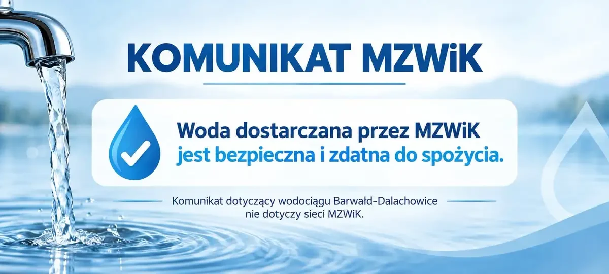 Woda z MZWiK w Kalwarii Zebrzydowskiej jest bezpieczna. Komunikat sanepidu dotyczy innego wodociągu
