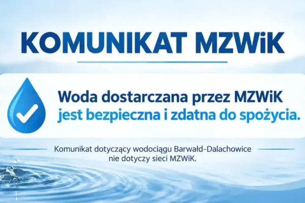 Woda z MZWiK w Kalwarii Zebrzydowskiej jest bezpieczna. Komunikat sanepidu dotyczy innego wodociągu