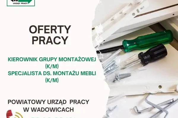 MWM Group ze Stryszowa szuka pracowników – kierownik grupy montażowej i specjalista ds. montażu mebli