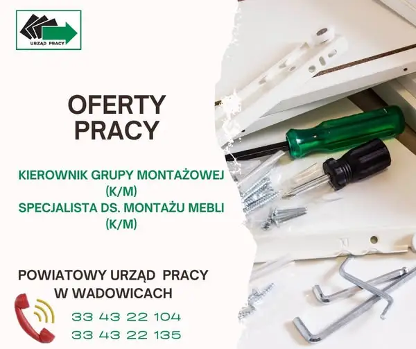 MWM Group ze Stryszowa szuka pracowników – kierownik grupy montażowej i specjalista ds. montażu mebli