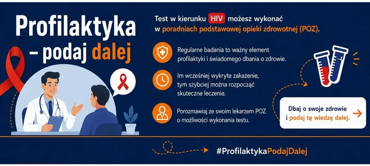 Test na HIV dostępny w poradni POZ – nowa możliwość dla pacjentów
