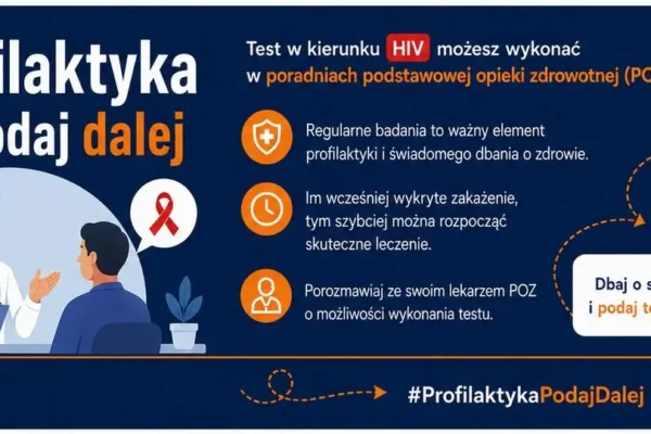 Test na HIV dostępny w poradni POZ – nowa możliwość dla pacjentów