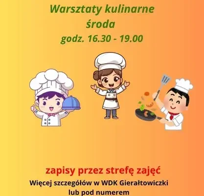 Wiejski Dom Kultury w Gierałtowiczkach zaprasza na warsztaty artystyczne i kulinarne