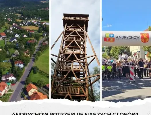 Andrychów walczy o tytuł Turystycznego Skarbu Małopolski. Głosowanie trwa