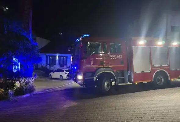 Czujka przeciwpożarowa zaalarmowała OSP Kalwaria Zebrzydowska przy ul. Sądowej