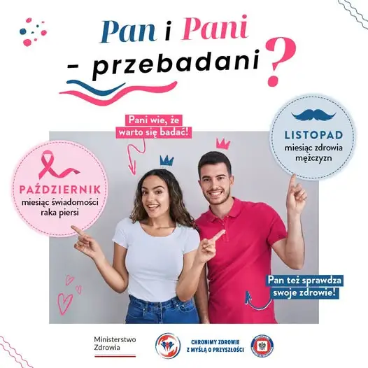 Europejski Dzień Walki z Rakiem Piersi: kampania „Pan i Pani – przebadani? A Ty?”