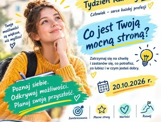 Odkryj swoje mocne strony – Ogólnopolski Tydzień Kariery 2026 w Wadowicach