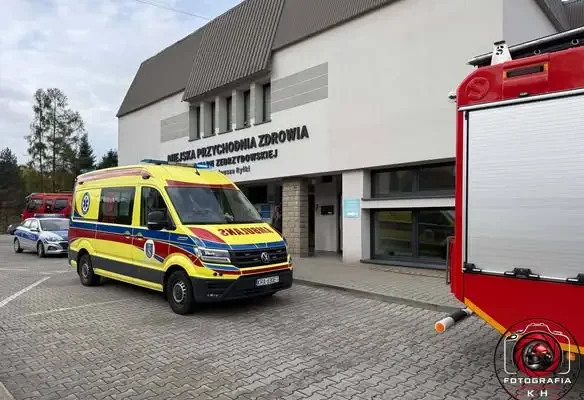 Interwencja służb ratunkowych w Kalwarii Zebrzydowskiej – izolowane zdarzenie medyczne