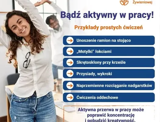 Krótka aktywność w pracy biurowej kluczem do lepszego samopoczucia