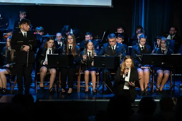 Kalwaryjska Orkiestra Dęta oczarowała publiczność filmowymi melodiami