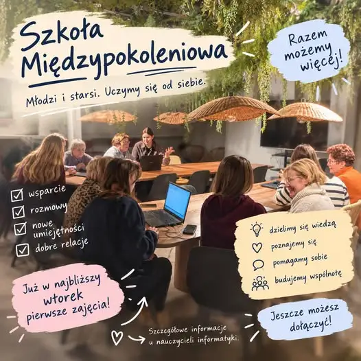 Szkoła Międzypokoleniowa w Andrychowie: seniorzy uczą się cyfrowego świata