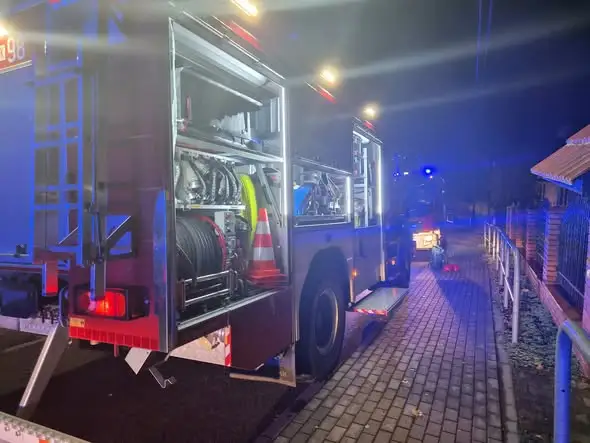 Pożar sadzy w przewodzie kominowym w Mucharzu – akcja strażaków