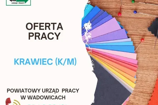 Łękawica: Tapicerstwo meblowe Wiesław Grajny szuka krawca – oferta pracy