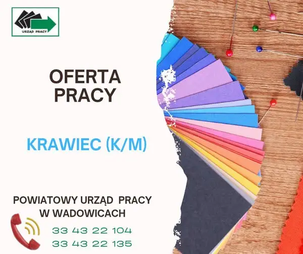 Łękawica: Tapicerstwo meblowe Wiesław Grajny szuka krawca – oferta pracy