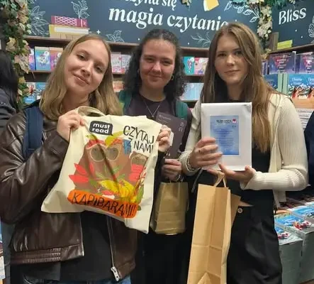 Licealiści z Andrychowa na 29. Międzynarodowych Targach Książki w Krakowie