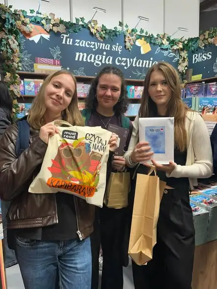 Licealiści z Andrychowa na 29. Międzynarodowych Targach Książki w Krakowie