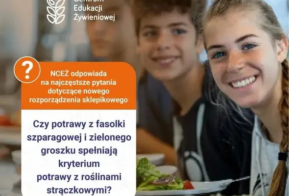 Groszek i fasolka szparagowa to warzywa, nie zamiennik mięsa – wyjaśnia NCEŻ