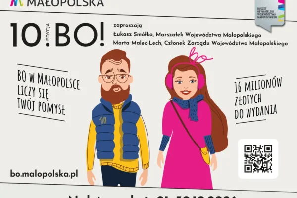 Budżet Obywatelski Małopolski 2026: 16 mln zł na projekty mieszkańców