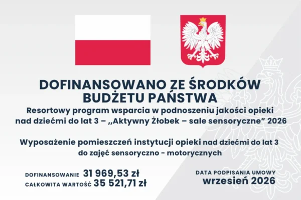 Wadowice: nowa sala sensoryczna w żłobku Muchomorek dzięki rządowemu programowi